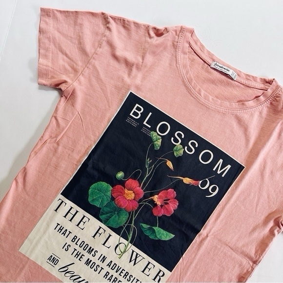 Stradivarius Blossom Boxy T-shirt - Picture 3 of 5